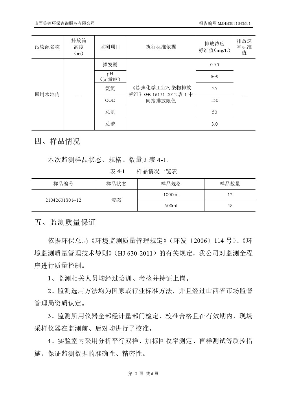 周監(jiān)測(cè)報(bào)告4.30